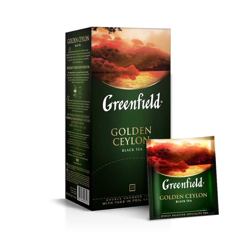 Чай Greenfield Golden Ceylon (25х2г) фото 1